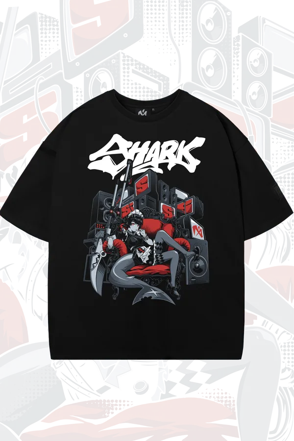 Оверсайз футболка Shark (Эллен)